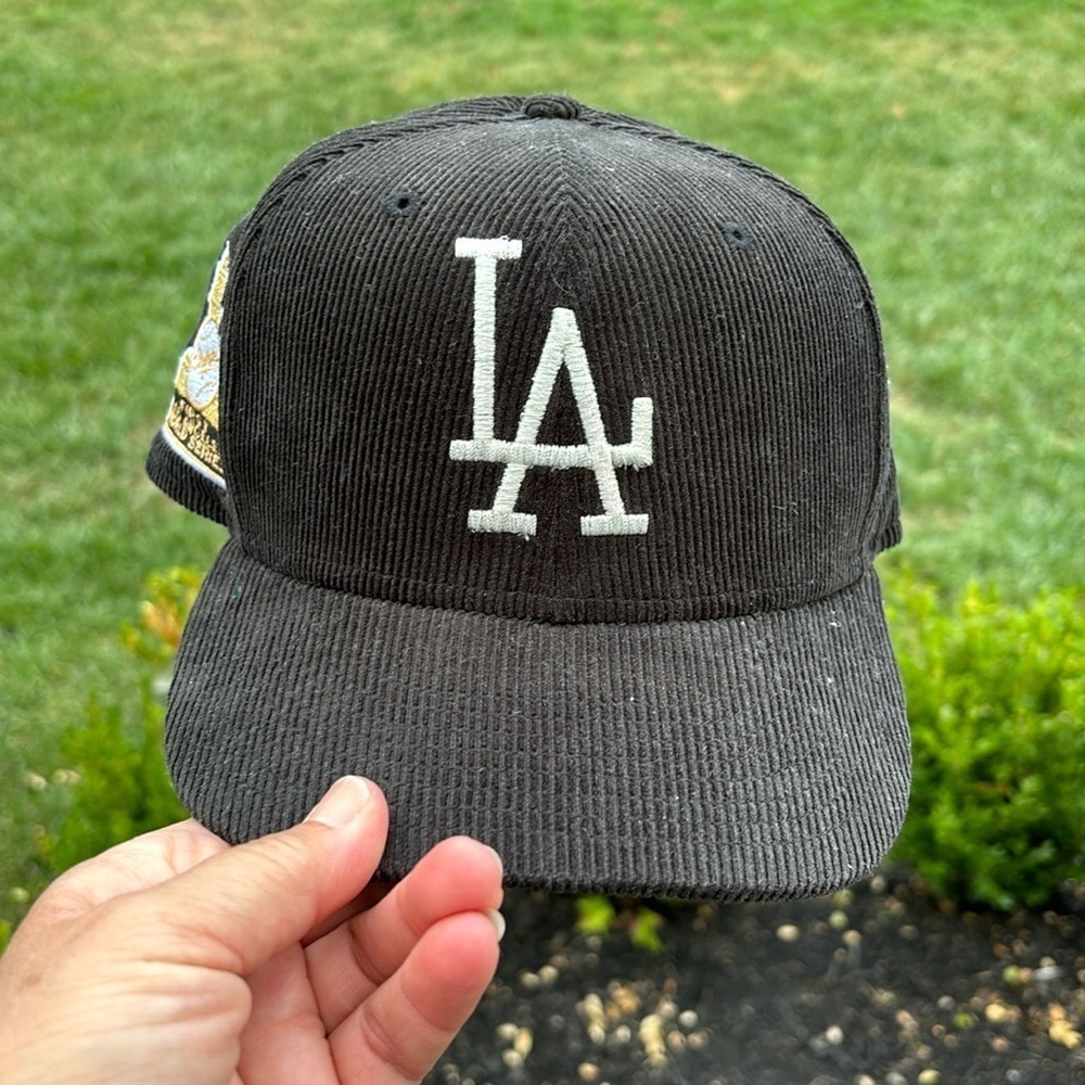 La dodgers corduroy hat